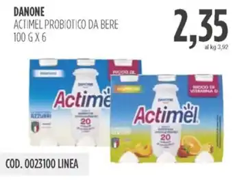 Carico Cash & Carry DANONE ACTIMEL PROBIOTICO DA BERE 100 GX6 offerta