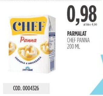 Carico Cash & Carry PARMALAT CHEF PANNA 200 ML offerta