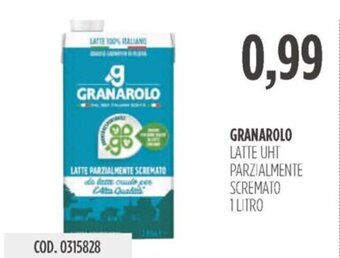 Carico Cash & Carry GRANAROLO LATTE UHT PARZIALMENTE SCREMATO 1 LITRO offerta