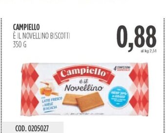 Carico Cash & Carry CAMPIELLO È IL NOVELLINO BISCOTTI 350 G offerta