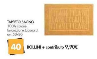 TAPPETO BAGNO