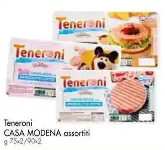Galassia Teneroni CASA MODENA assortiti g 75x2/90x2 offerta