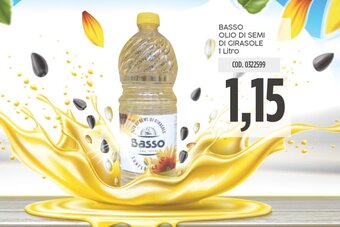 Carico Cash & Carry BASSO OLIO DI SEMI DI GIRASOLE 1 Litro offerta