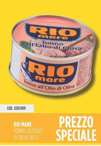 Carico Cash & Carry RIO MARE TONNO ALL'OLIO DI OLIVA 80 G offerta