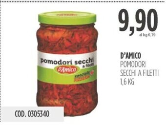 Carico Cash & Carry D'AMICO POMODORI SECCHI A FILETTI 1,6 KG offerta