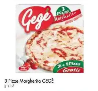 Galassia 3 Pizze Margherita GEGÉ g 840 offerta