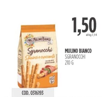 Carico Cash & Carry MULINO BIANCO SGRANOCCHI 210 G offerta