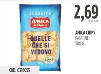 Carico Cash & Carry AMICA CHIPS PATATINE 500 g offerta