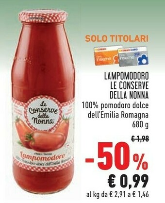 Conad Le Conserve Della Nonna Lampomodoro offerta