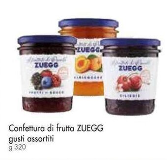 Galassia Confettura di frutta ZUEGG gusti assortiti g 320 offerta