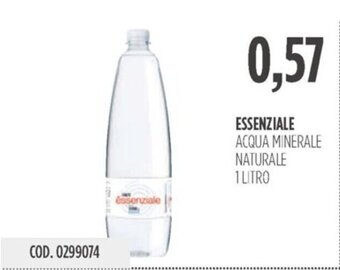 Carico Cash & Carry ESSENZIALE ACQUA MINERALE NATURALE 1 LITRO offerta