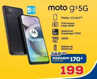 Euronics Motorola Moto G5 5g offerta