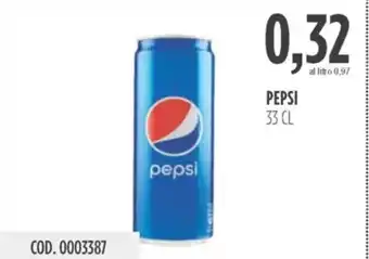 Carico Cash & Carry PEPSI 33 CL offerta
