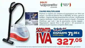 Euronics Polti FAV50 Multifloor offerta