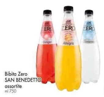 Galassia Bibita Zero SAN BENEDETTO assortite ml 750 offerta