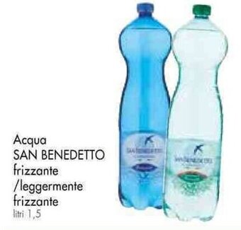 Galassia Acqua SAN BENEDETTO frizzante /leggermente frizzante litri 1,5 offerta