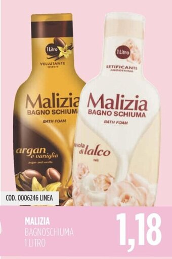 Carico Cash & Carry MALIZIA BAGNOSCHIUMA 1 LITRO offerta