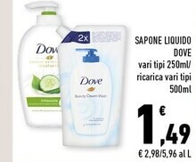 Conad Margherita Dove sapone liquido offerta