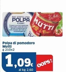 Sigma Mutti polpa di pomodoro offerta