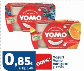 Sigma Yomo yogurt offerta