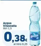 Sigma Vitasnella acqua offerta