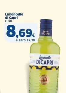 Sigma Limoncello di capri cl 50 offerta