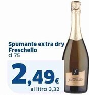 Sigma Freschello spumante extra dry offerta