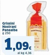 Sigma Panealba grissini nostrani offerta