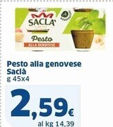 Sigma Saclà pesto alla genovese offerta