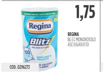 Carico Cash & Carry REGINA BLITZ MONOROTOLO ASCIUGATUTTO offerta