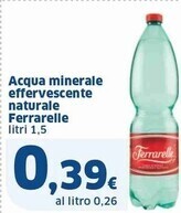 Sigma Ferrarelle acqua minerale effervescente naturale offerta