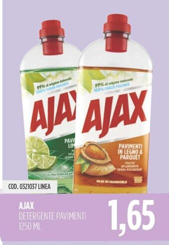 Carico Cash & Carry AJAX DETERGENTE PAVIMENTI 1250 ML offerta
