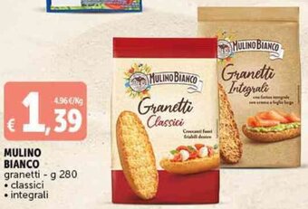 Deco Supermercati MULINO BIANCO Granetti g 280 offerta
