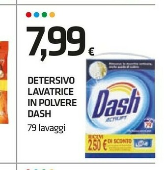Superconti Dash Detersivo Lavatrice In Polvere offerta