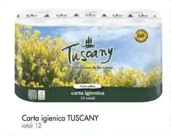 Galassia Carta igienica TUSCANY rotoli 12 offerta