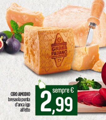 Ciro Amodio CIRO AMODIO bresaola punta d'anca igp offerta