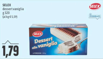 Madis SELEX dessert vaniglia g 320 offerta