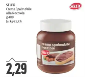 Madis SELEX Crema Spalmabile alla Nocciola g 400 offerta