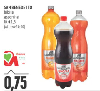 SAN BENEDETTO bibite assortite litri 1,5