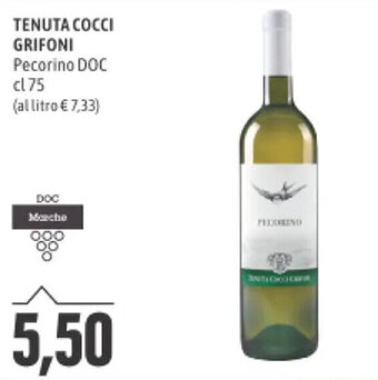Madis TENUTA COCCI GRIFONI Pecorino DOC cl 75 offerta