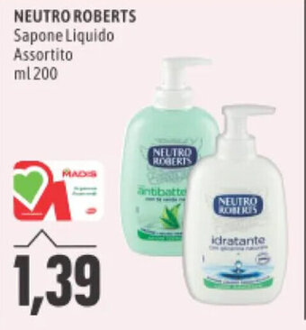 Madis NEUTRO ROBERTS Sapone Liquido Assortito ml 200 offerta