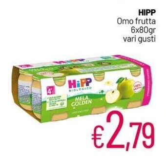 Franzy's HIPP Omo frutta 6x80gr vari gusti offerta