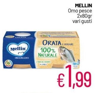 Franzy's MELLIN Omo pesce 2x80gr vari gusti offerta