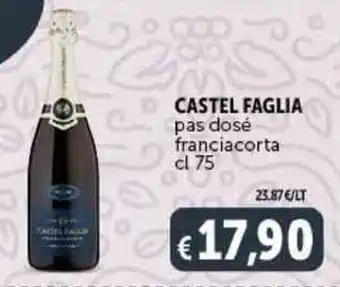 Deco Supermercati CASTEL FAGLIA pas dosé franciacorta cl 75 offerta