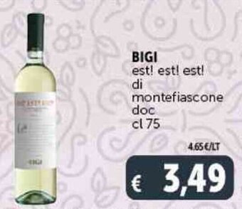 BIGI est! est! est! di montefiascone doc cl 75