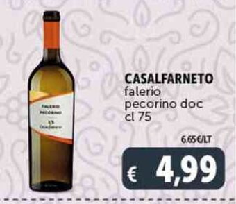 Deco Supermercati CASALFARNETO falerio pecorino doc cl 75 offerta