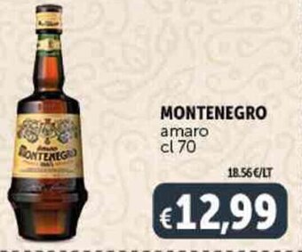 Deco Supermercati MONTENEGRO amaro cl 70 offerta