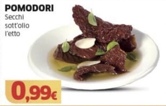 Mercati Alimentari POMODORI Secchi sott'olio offerta