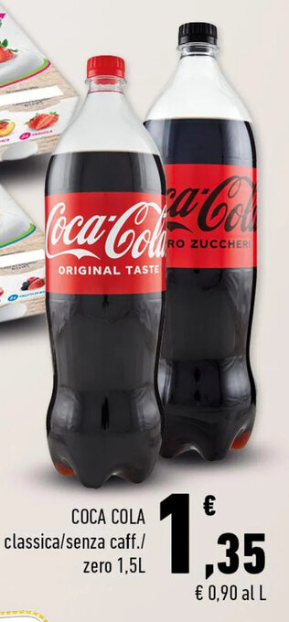 Conad COCA COLA classica/senza caff./ zero 1,5L offerta