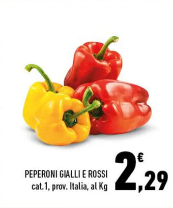 Conad PEPERONI GIALLI E ROSSI offerta